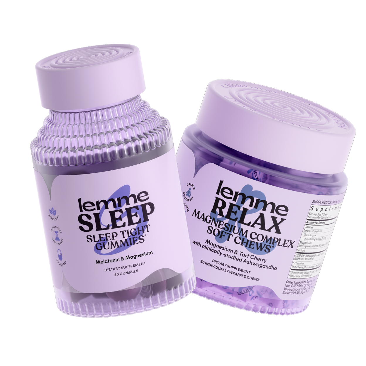 Wind Down Duo Bundle - Clean Taste Daily Supplement Pack