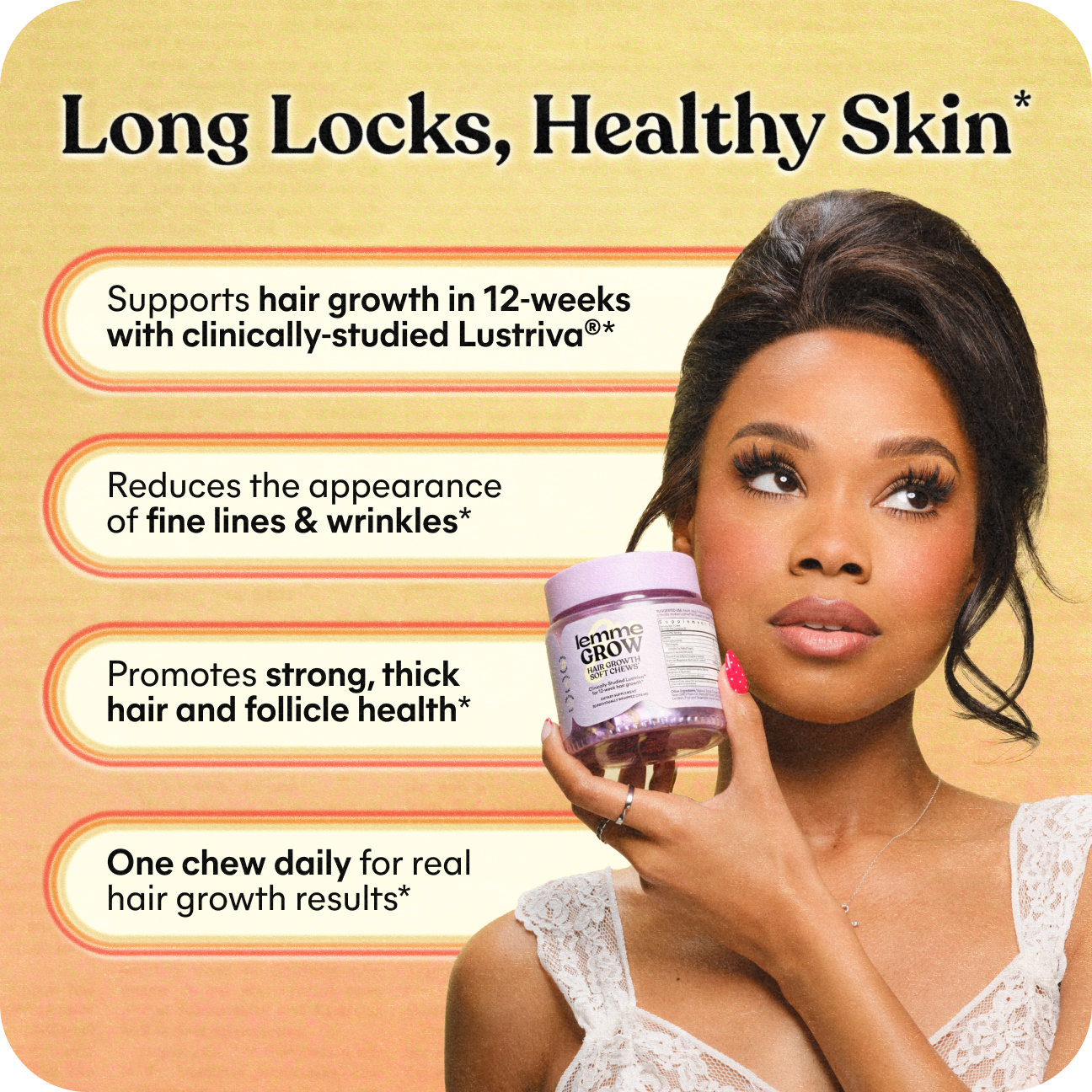 Lemme Grow Soft Chews - Easy Routine Capsules