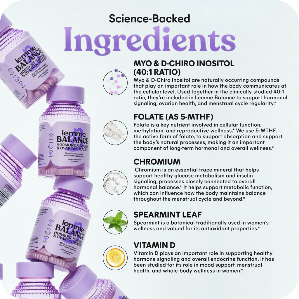 Lemme Balance Hormone Support Capsules - Morning Ready Powder Drink Mix