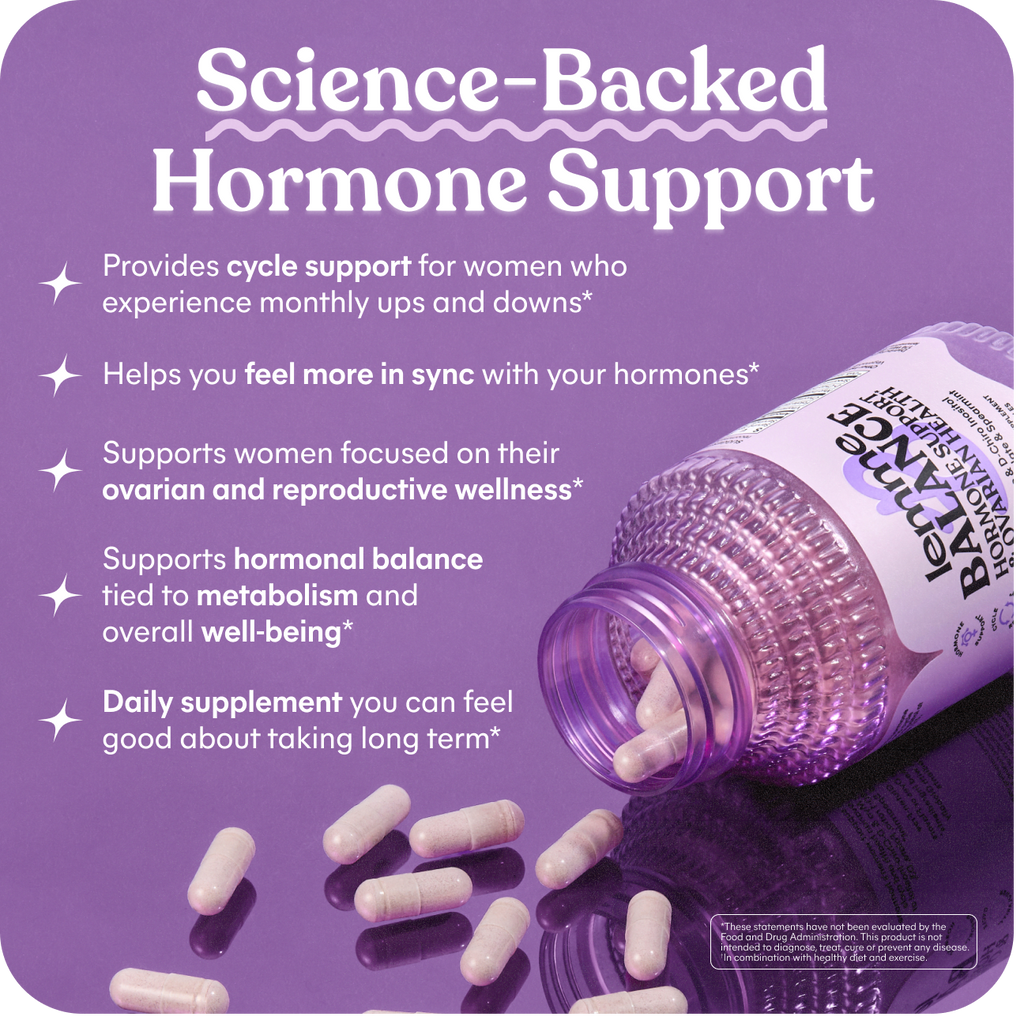 Lemme Balance Hormone Support Capsules - Morning Ready Powder Drink Mix