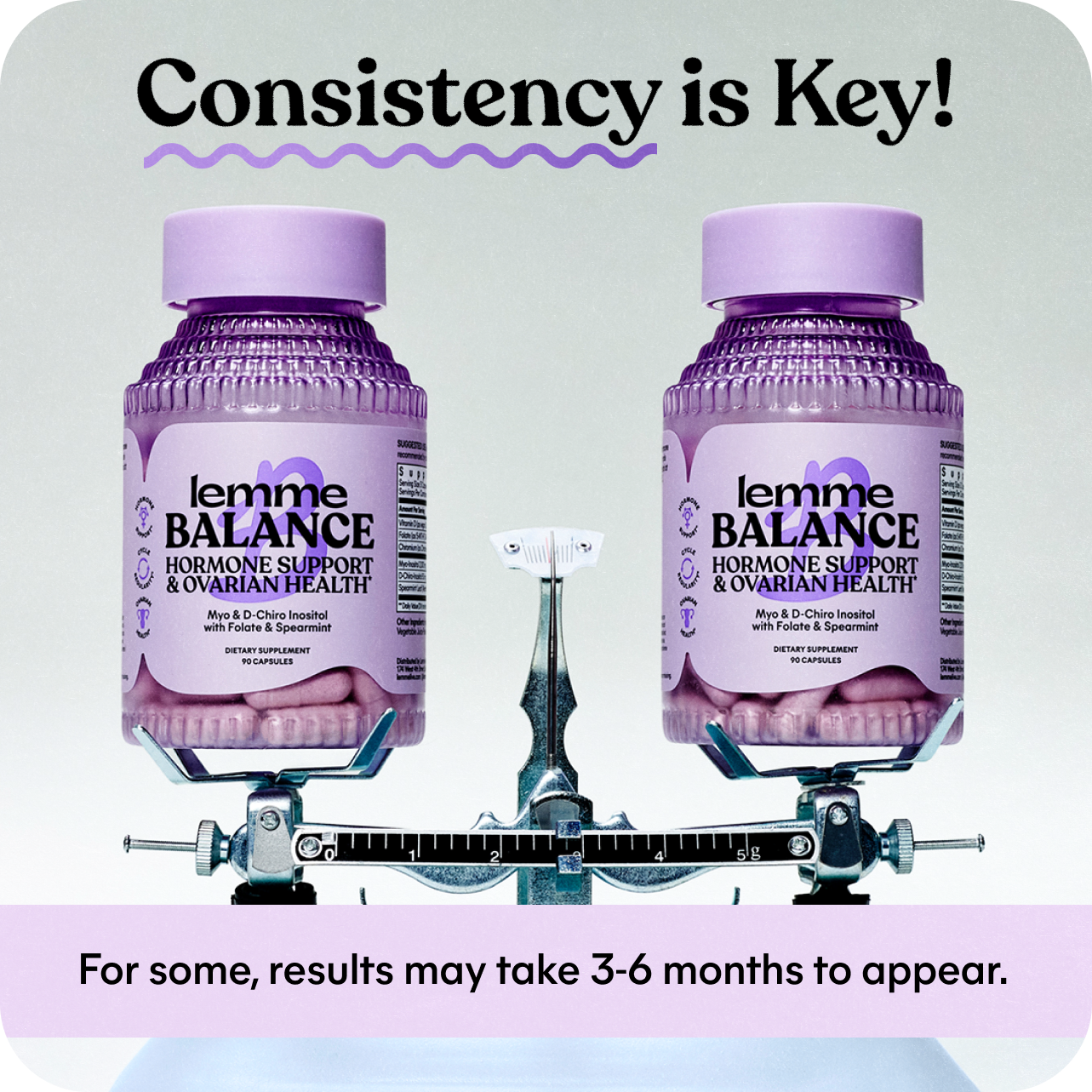 Lemme Balance Hormone Support Capsules - Morning Ready Powder Drink Mix