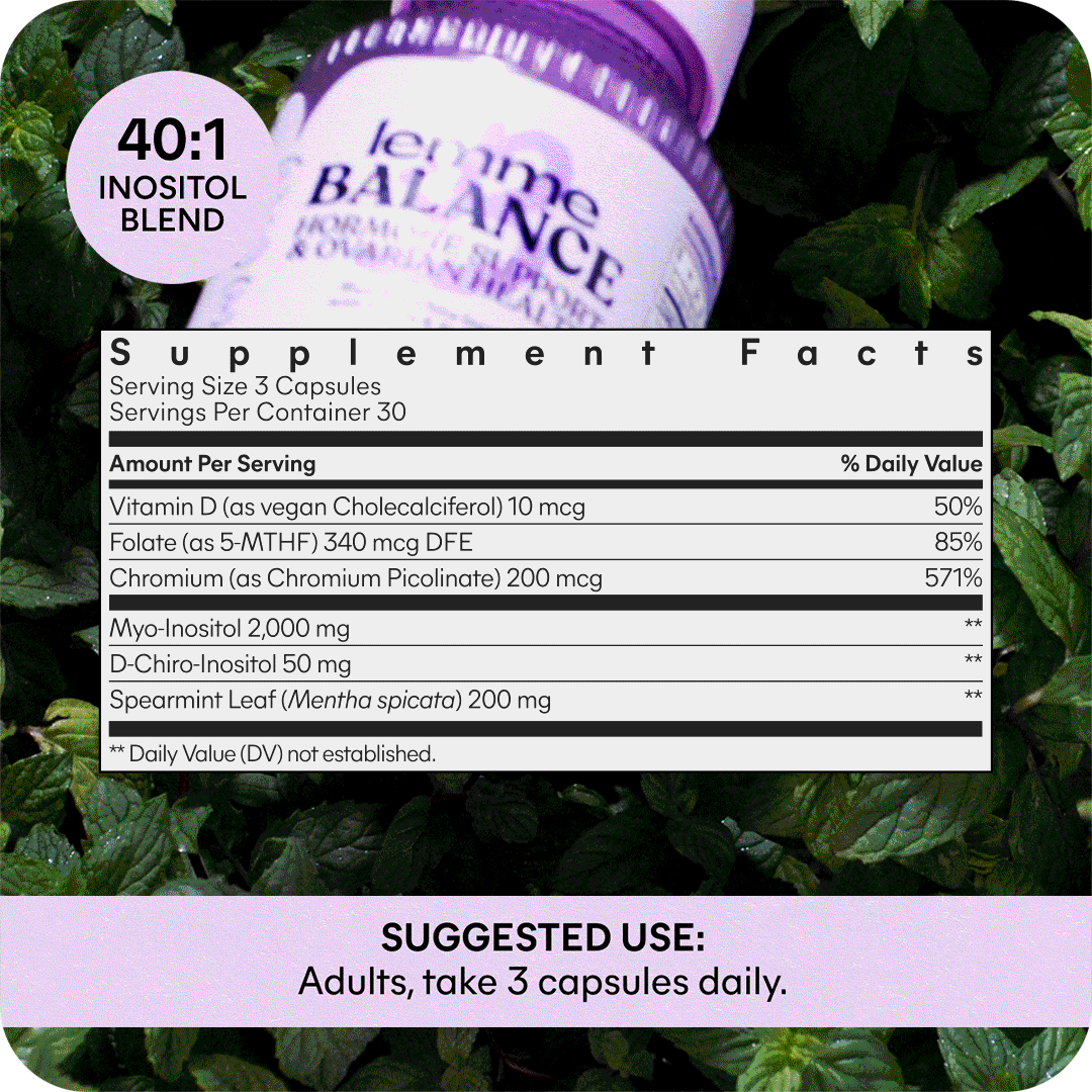 Lemme Balance Hormone Support Capsules - Morning Ready Powder Drink Mix