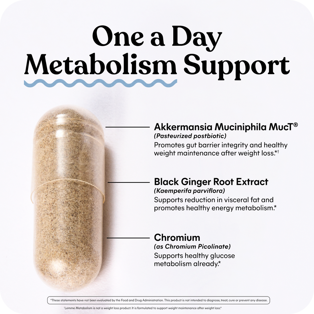 Lemme Metabolism Akkermansia Capsules - Nighttime Routine Daily Gummies