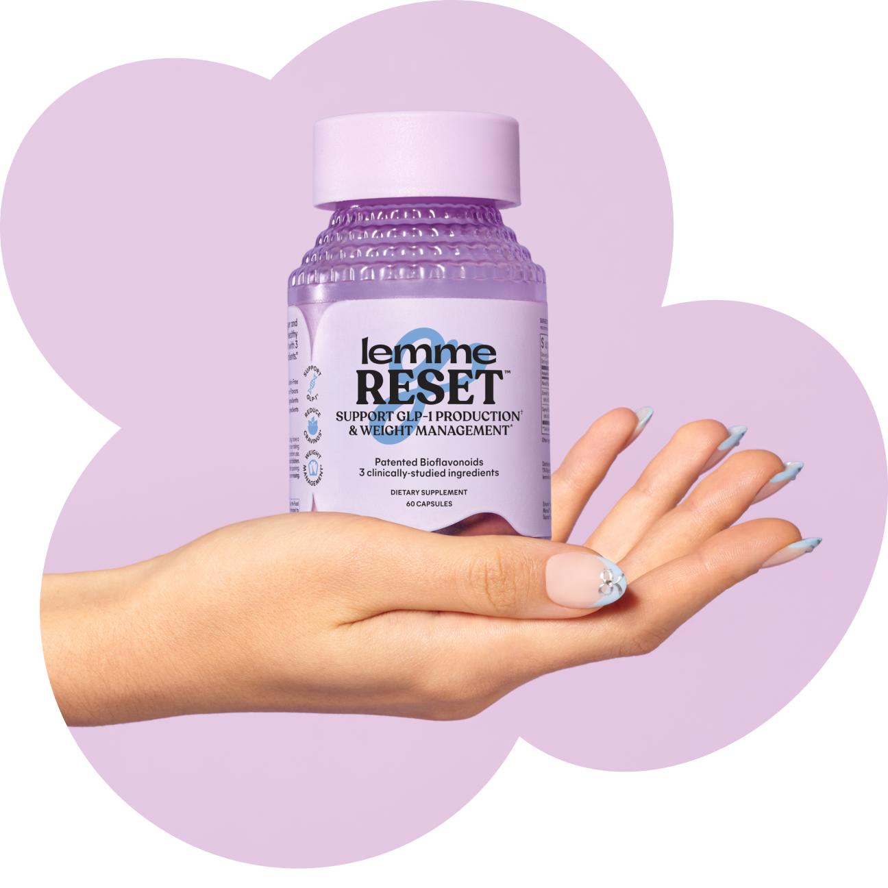 Lemme Reset™ GLP-1 Production Support Capsules - Pantry Ready Lifestyle Gummies