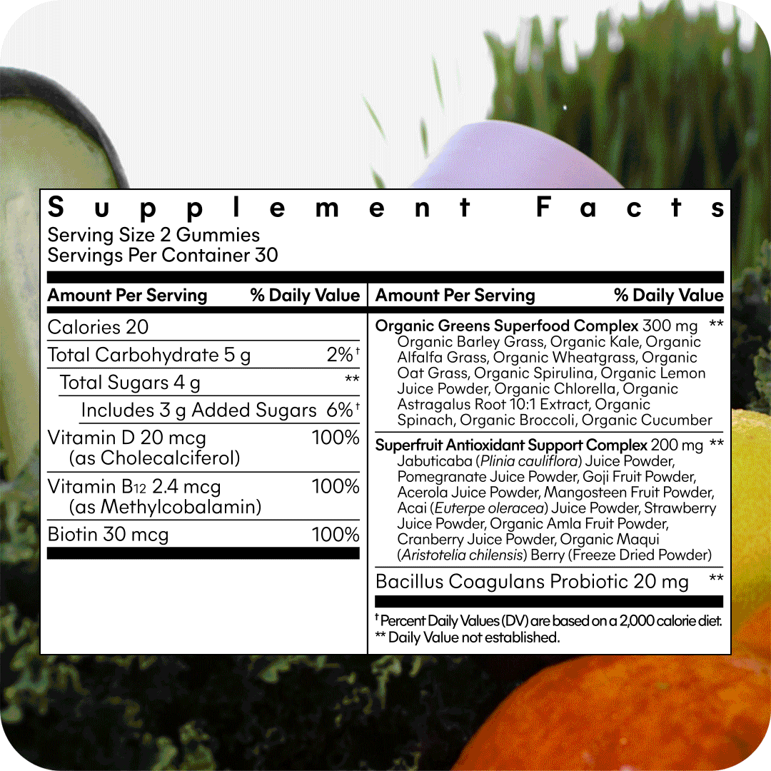 Lemme Greens Gummies - Routine Ready Drink Mix