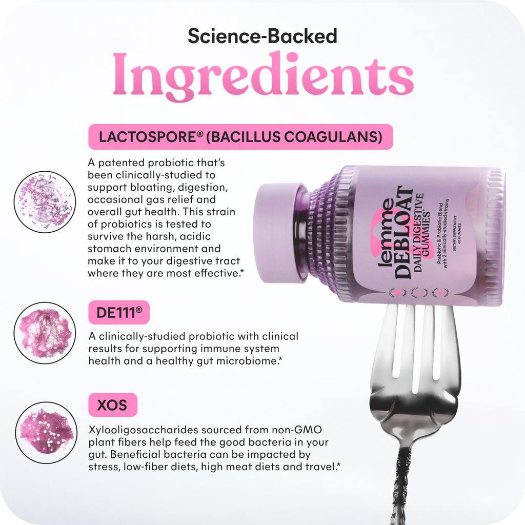 Lemme Debloat Gummies - Routine Ready Daily Supplement Pack