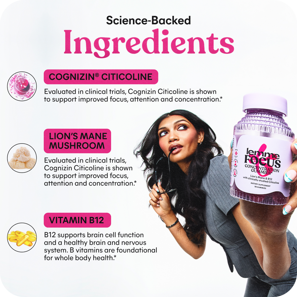 Lemme Focus Gummies - Pantry Ready Soft Capsules