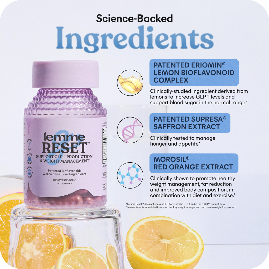 Lemme Reset™ GLP-1 Production Support Capsules - Pantry Ready Lifestyle Gummies