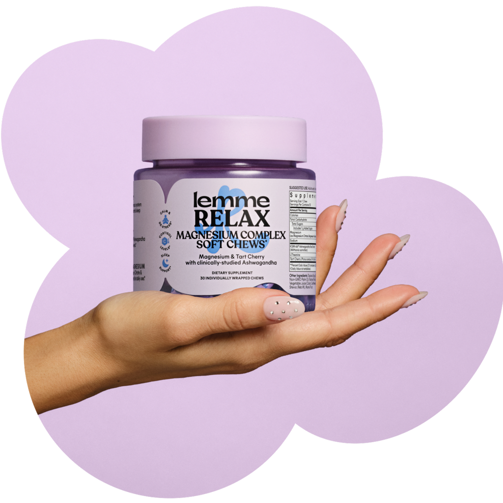 Lemme Relax Magnesium Soft Chews - Travel Ready Lifestyle Gummies