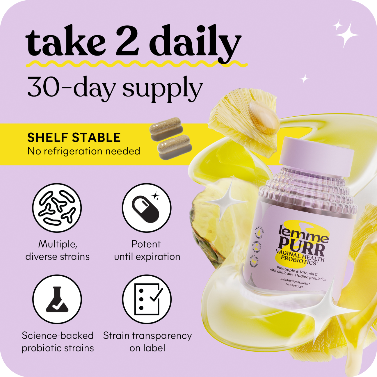 Lemme Purr Capsules - Everyday Wellness Gummies