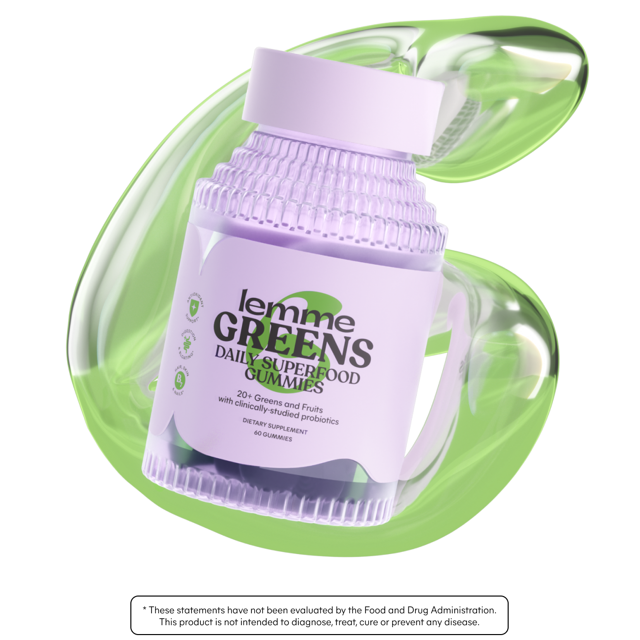 Lemme Greens Gummies - Routine Ready Drink Mix