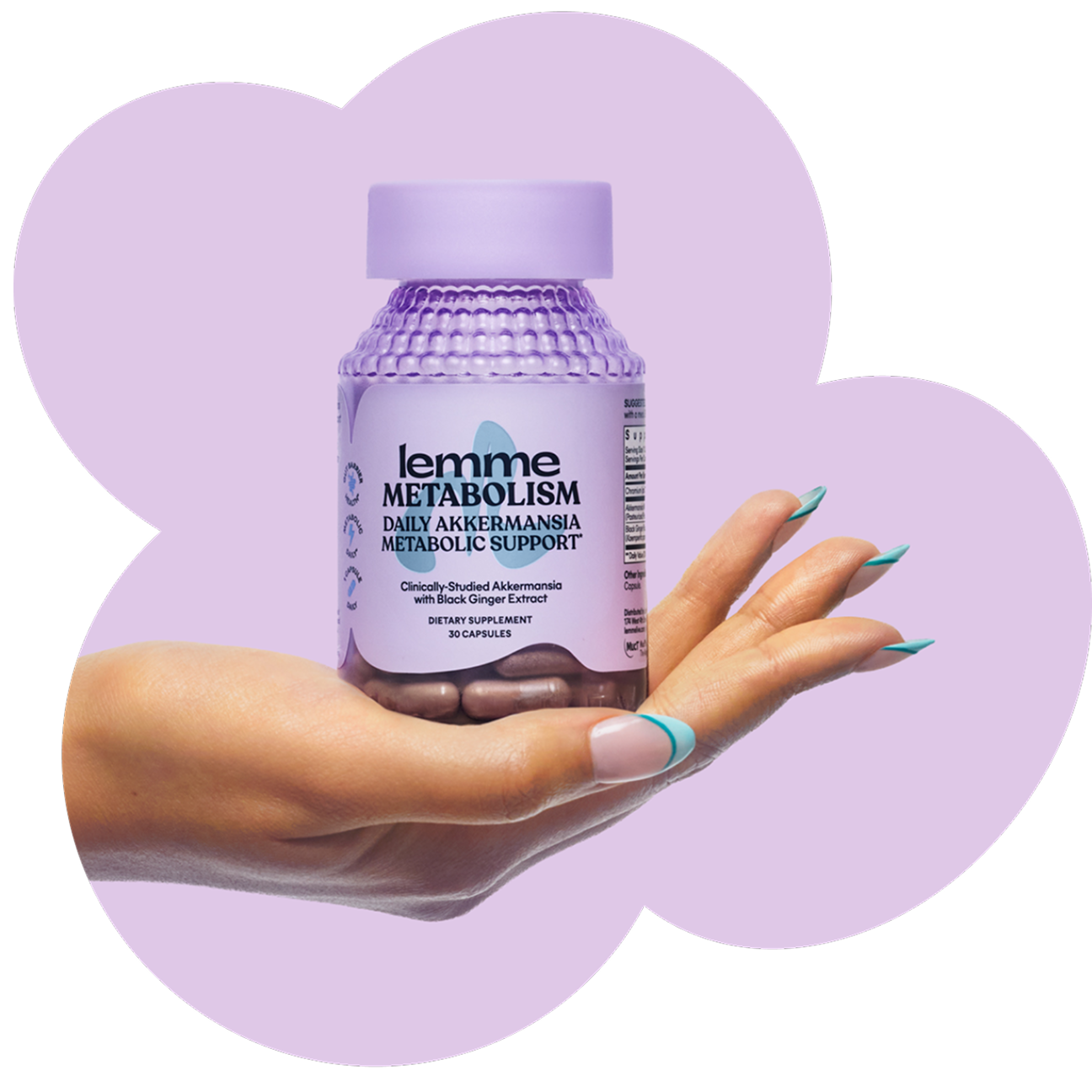 Lemme Metabolism Akkermansia Capsules - Nighttime Routine Daily Gummies