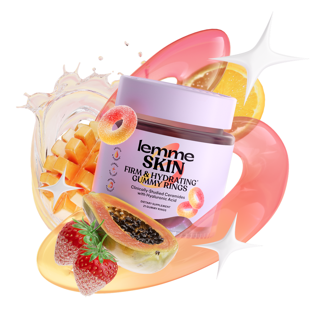 Lemme Skin Gummy Rings - Routine Ready Flavor Gummies